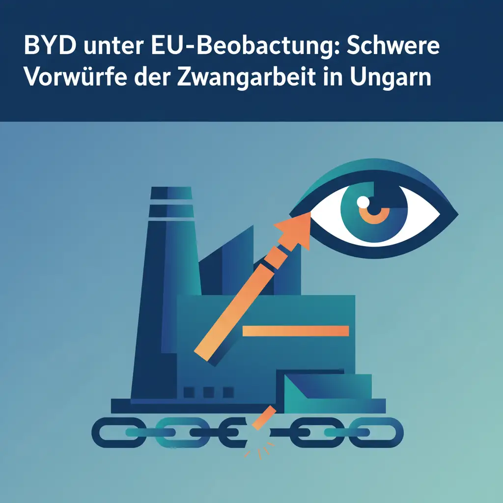 BYD unter EU-Beobachtung: Schwere Vorwürfe der Zwangsarbeit in Ungarn