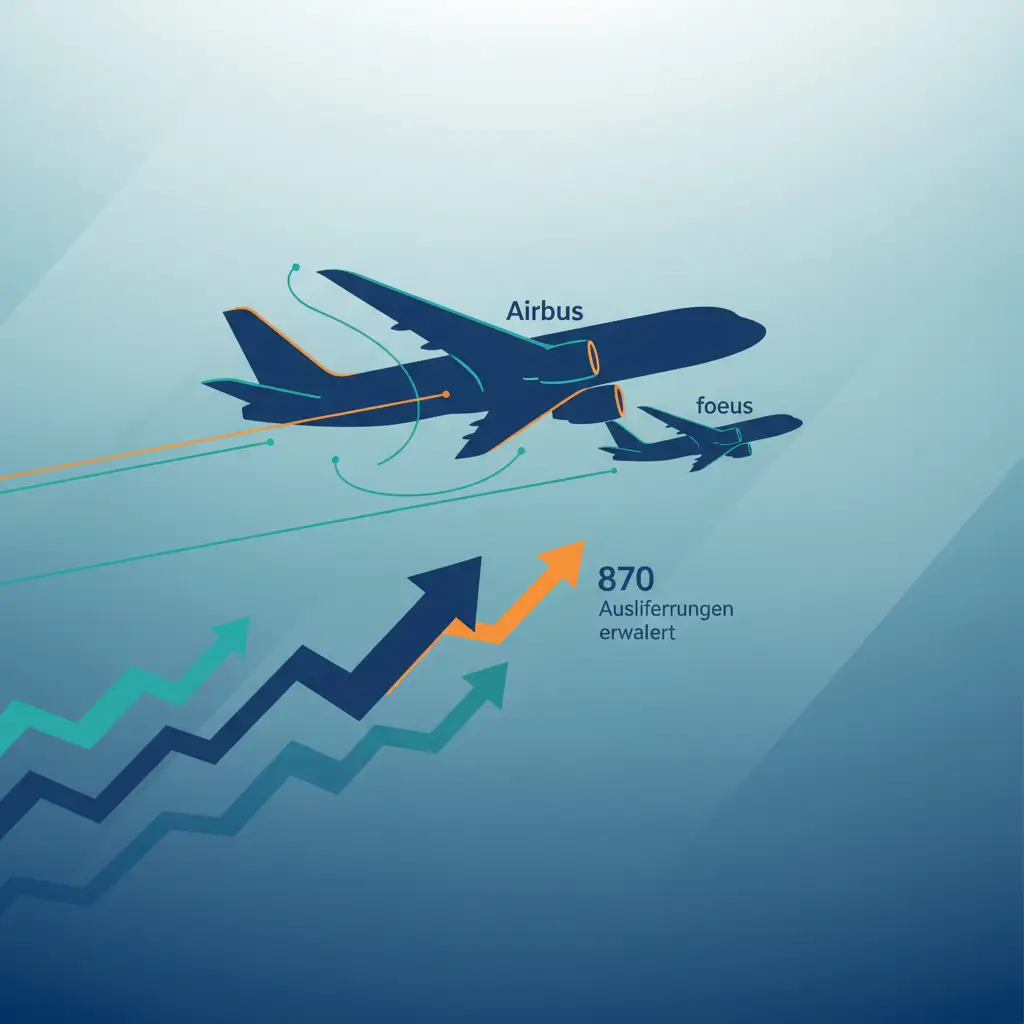 Airbus: 870 Auslieferungen erwartet, Boeing-Wettbewerb nimmt zu