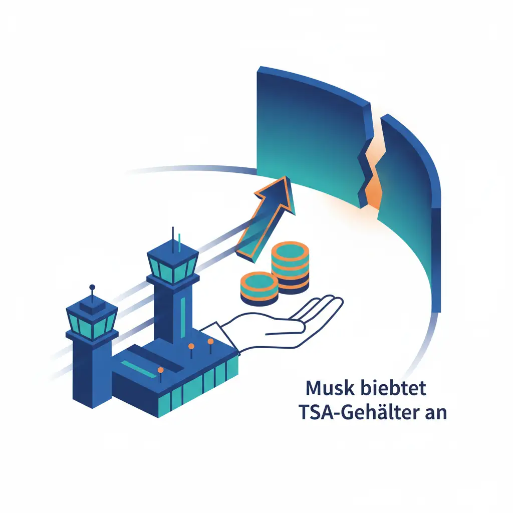 Trump droht mit ICE-Einsatz an Flughäfen; Musk bietet TSA-Gehälter an