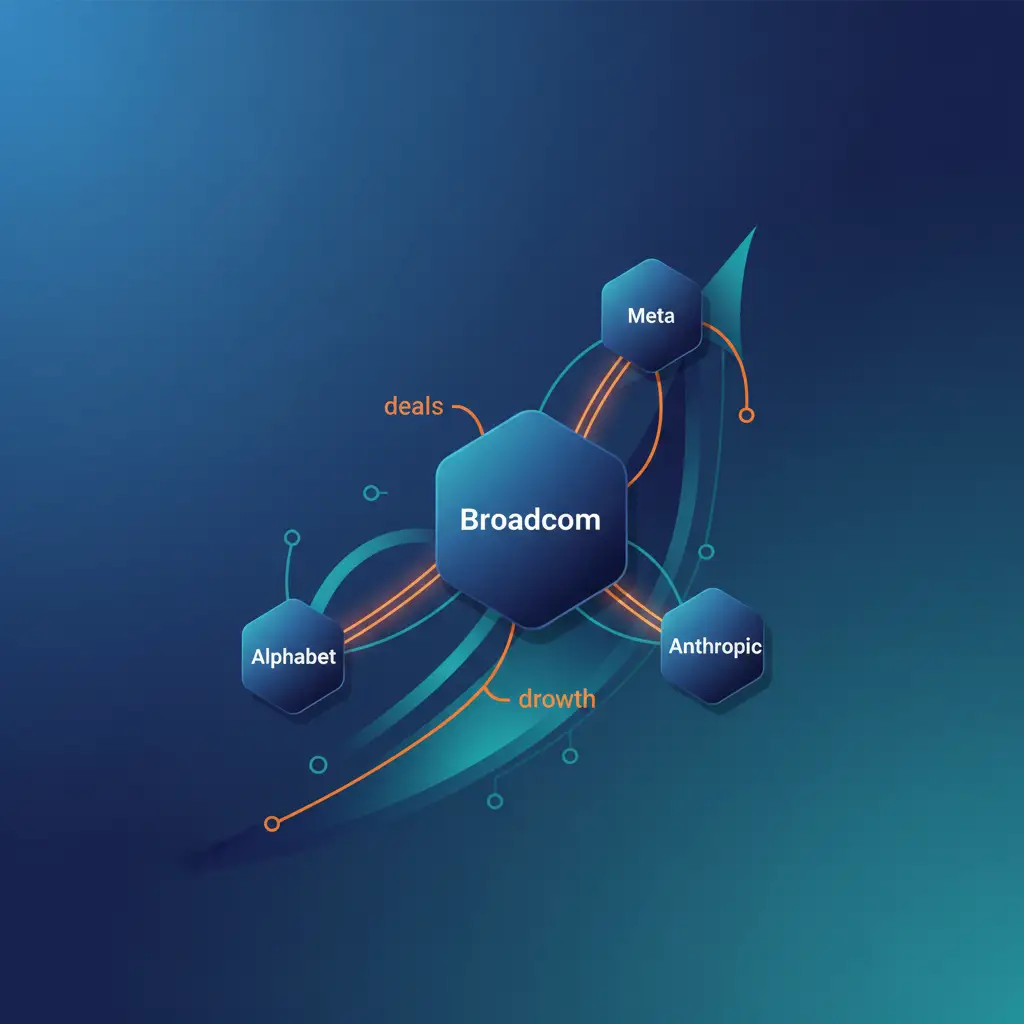 Broadcoms KI-Erfolge: Neue Deals mit Meta, Alphabet und Anthropic treiben Wachstum an