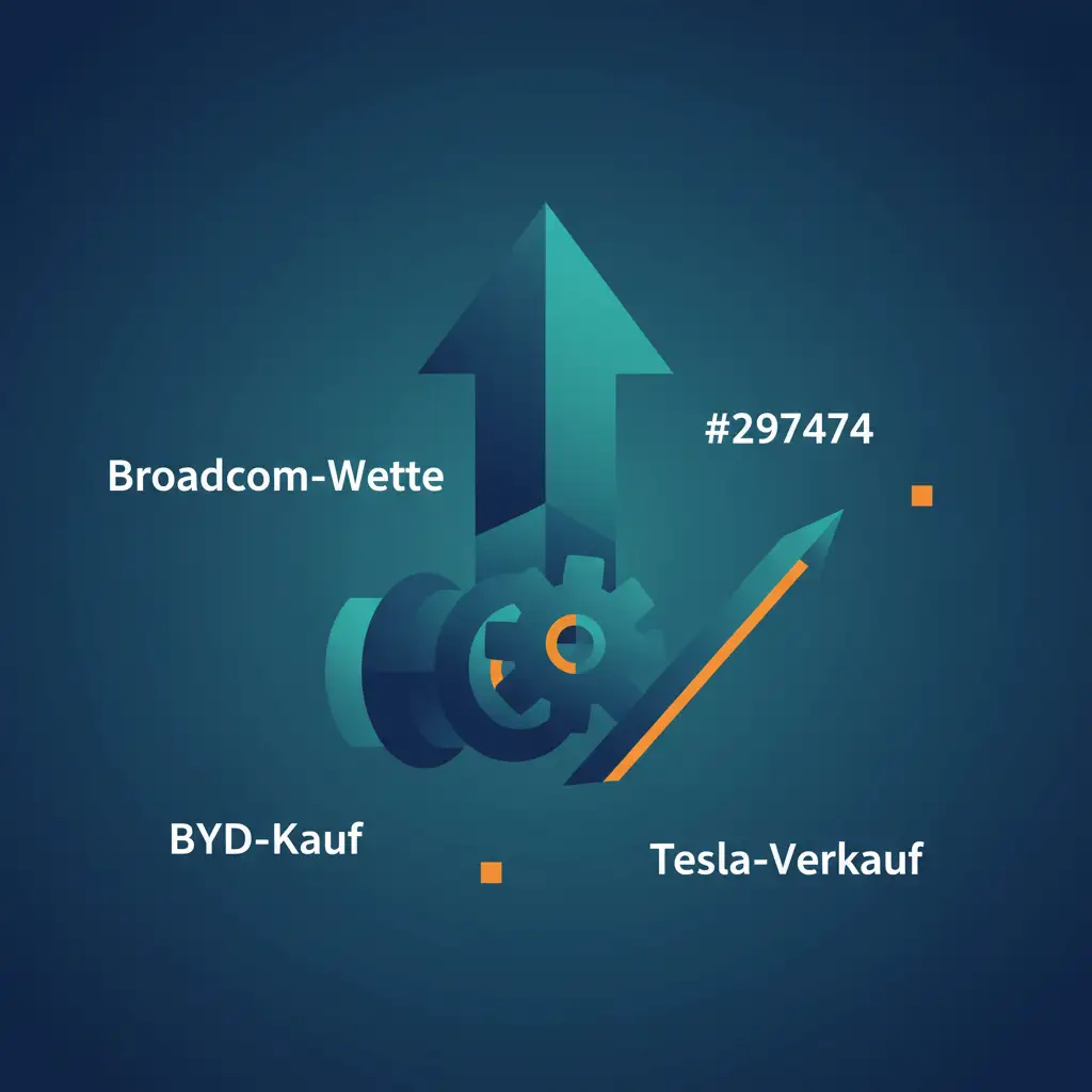Cathie Wood schichtet um: Massive Broadcom-Wette, BYD-Kauf, Tesla-Verkauf