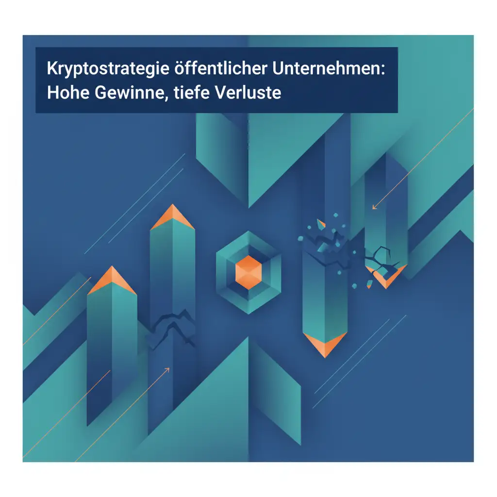 Kryptostrategie öffentlicher Unternehmen: Hohe Gewinne, tiefe Verluste