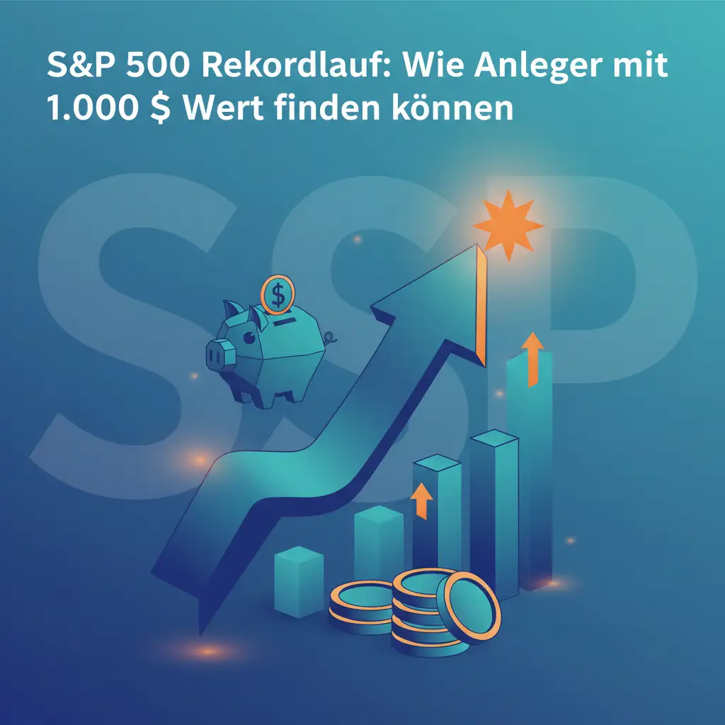 S&P 500 Rekordlauf: Wie Anleger mit 1.000 $ Wert finden können