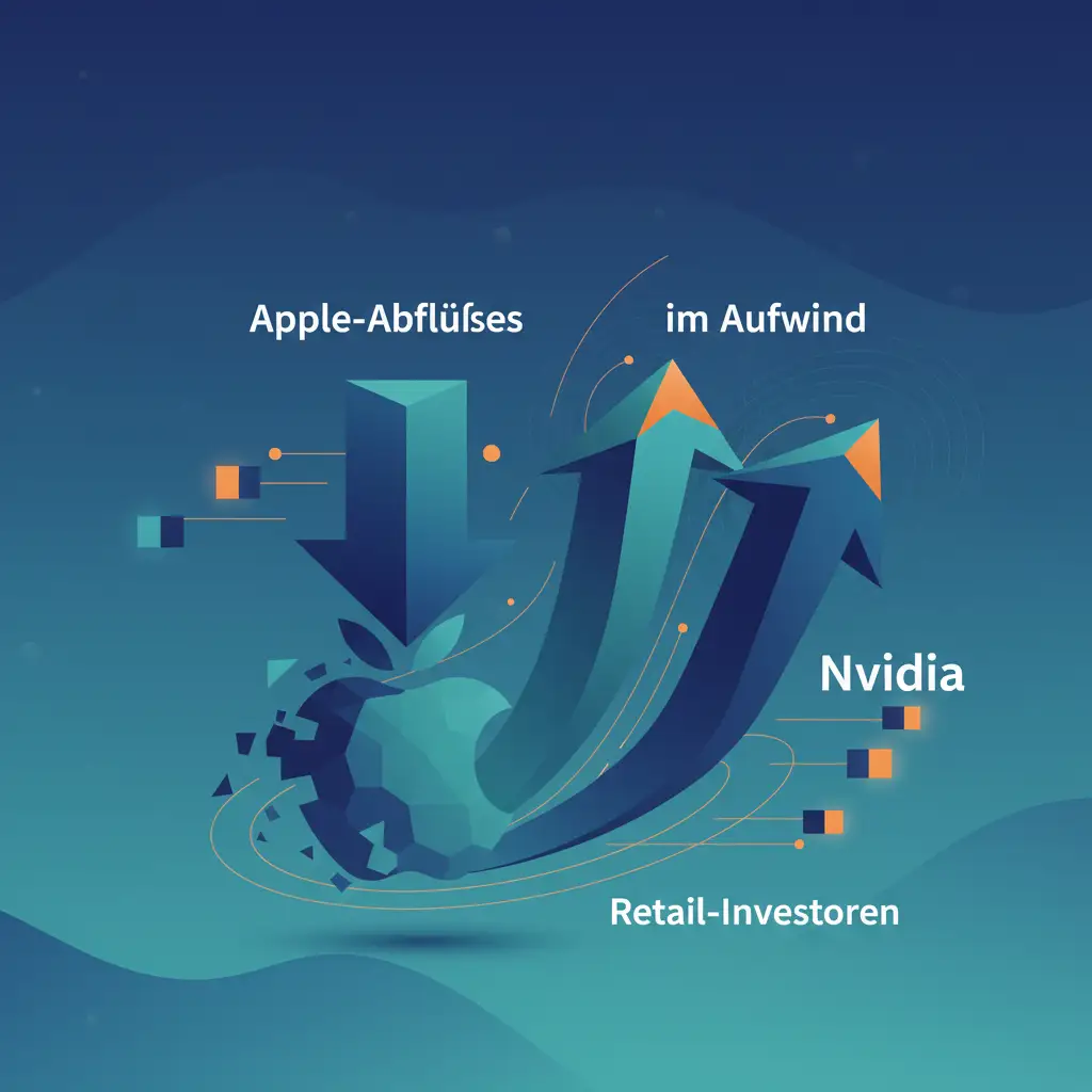 Retail-Investoren verlagern Fokus: Apple-Abflüsse, Nvidia und Tesla im Aufwind