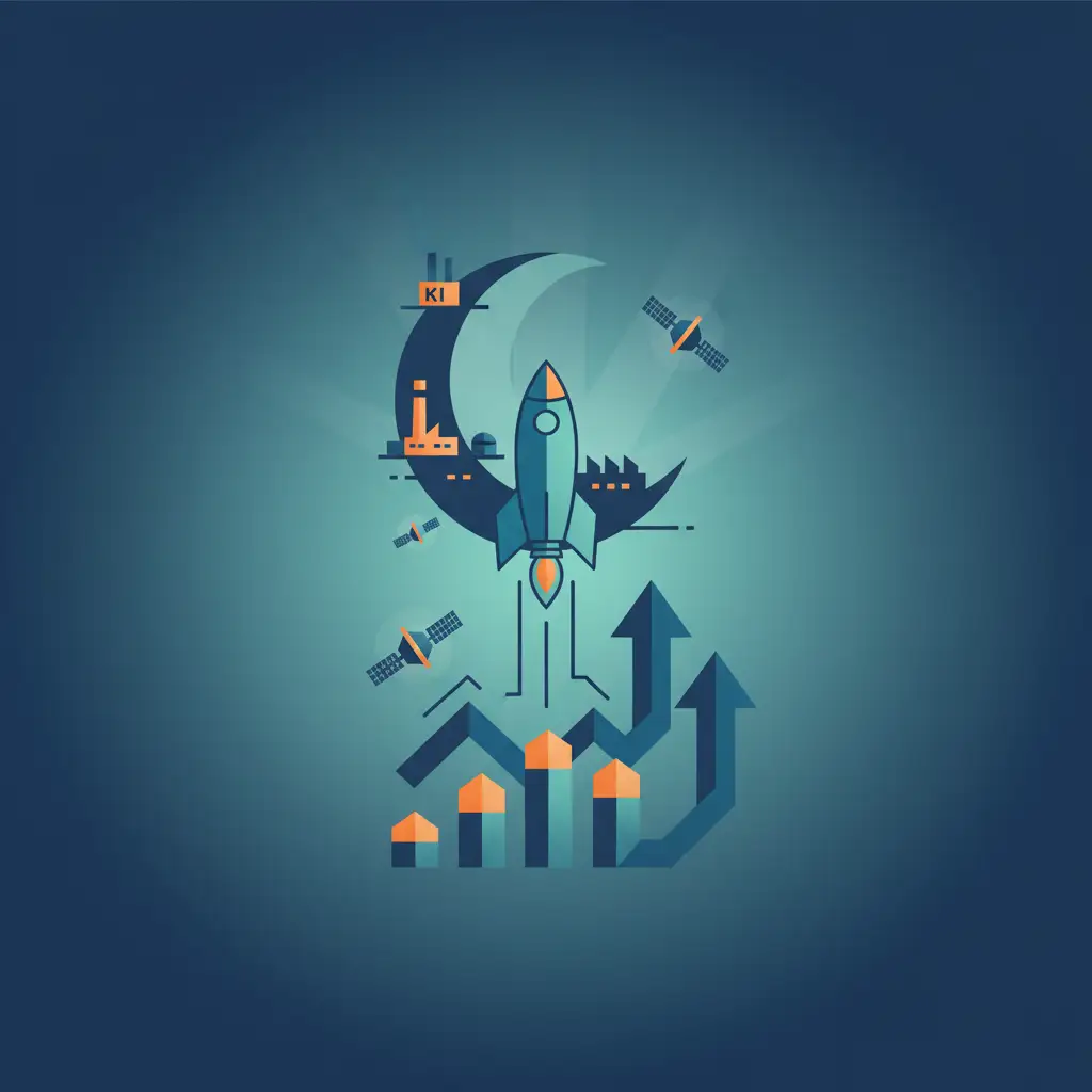 Elon Musks Vision: KI-Satelliten, Mondfabriken und SpaceX's Milliarden-Bewertung