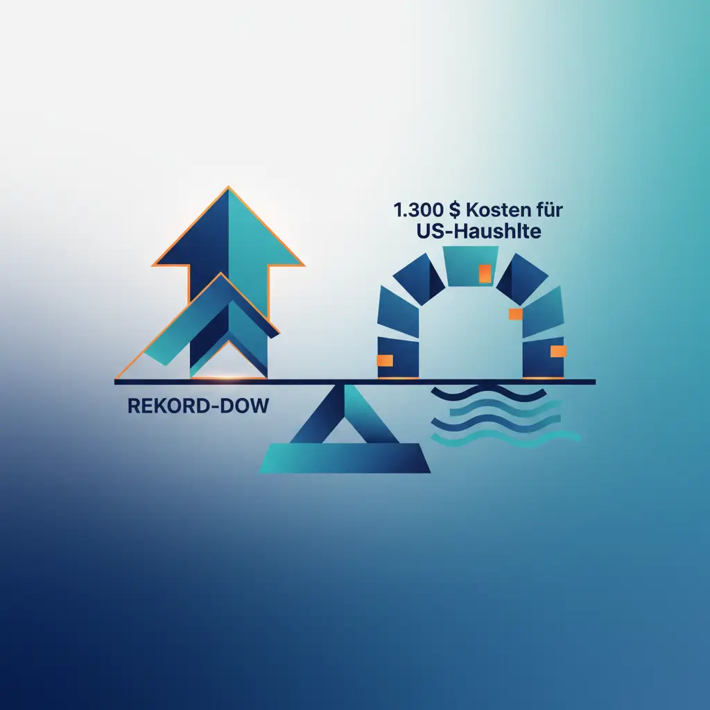 Trumps Zölle: Rekord-Dow vs. 1.300 $ Kosten für US-Haushalte