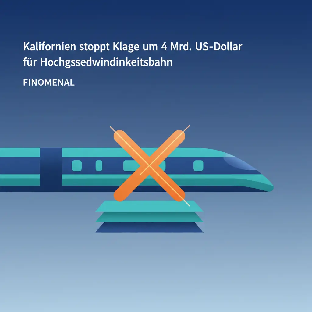 Kalifornien stoppt Klage um 4 Mrd. US-Dollar für Hochgeschwindigkeitsbahn
