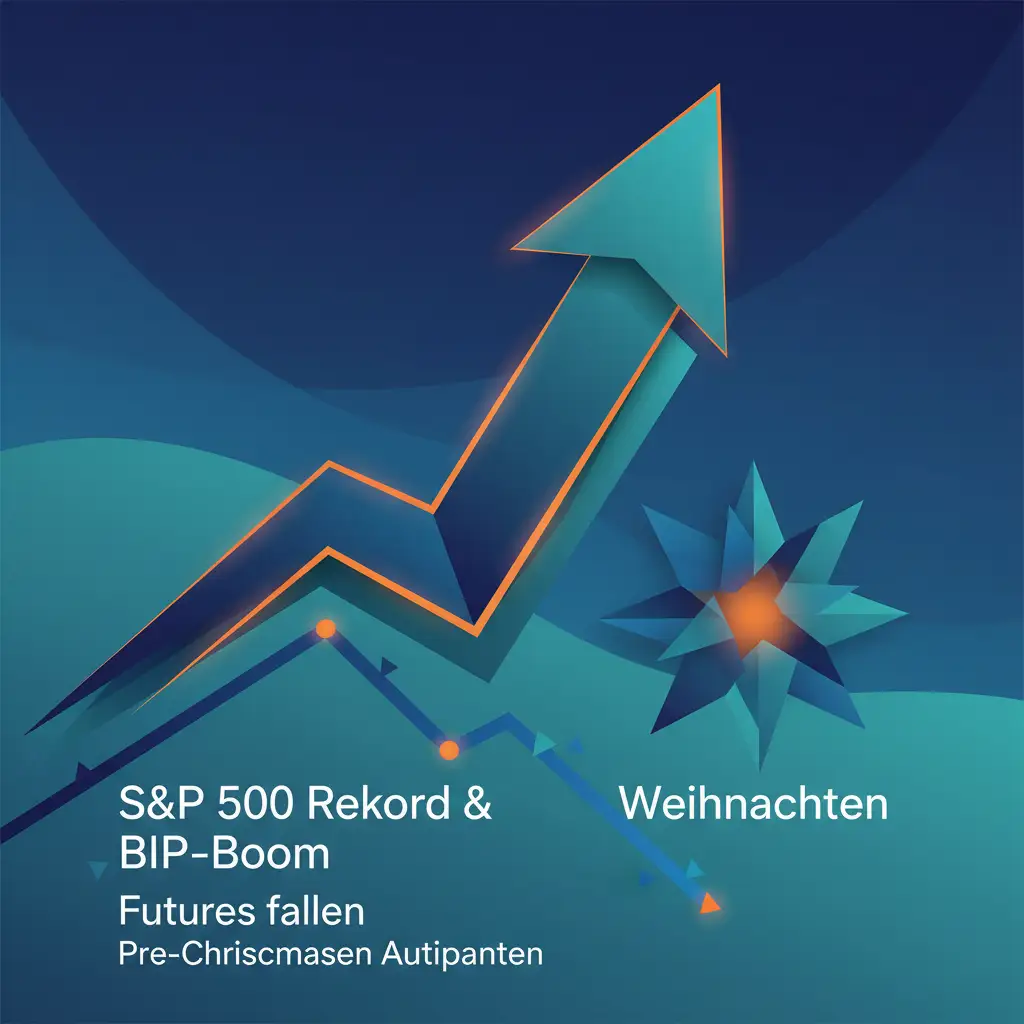 US-Märkte vor Weihnachten: Futures fallen, S&P 500 Rekord & BIP-Boom