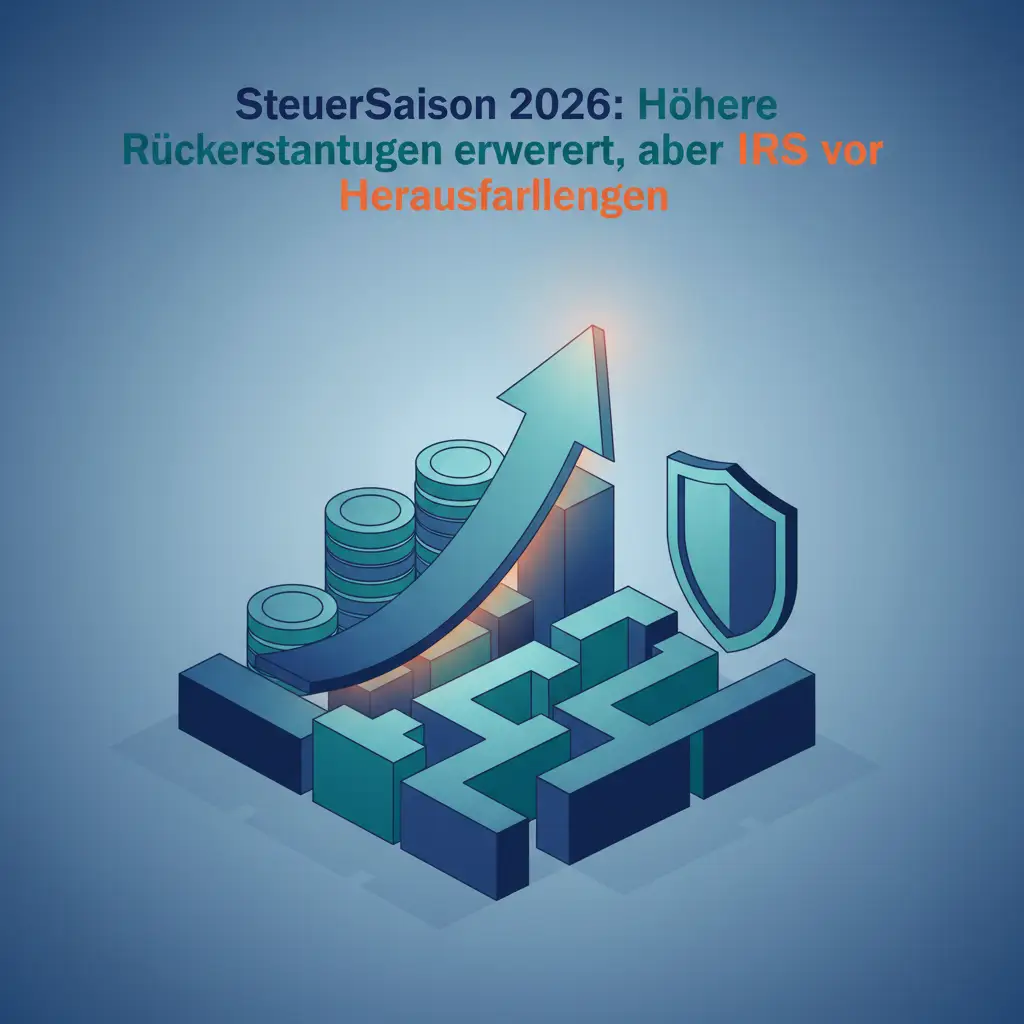 Steuersaison 2026: Höhere Rückerstattungen erwartet, aber IRS vor Herausforderungen