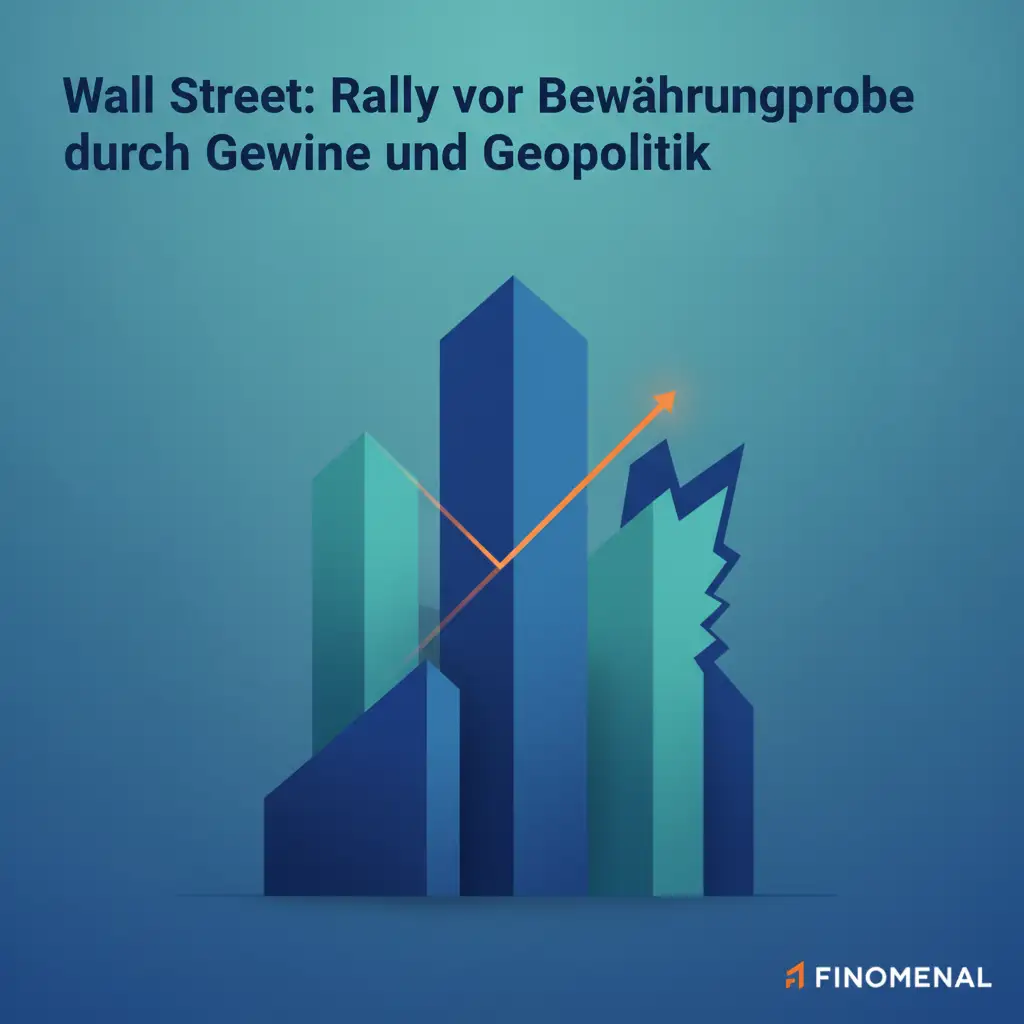 Wall Street: Rally vor Bewährungsprobe durch Gewinne und Geopolitik